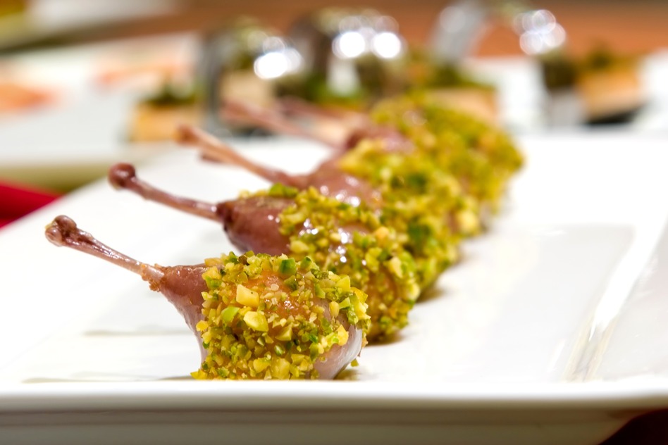 Pistachio Crusted Quail Ballotine